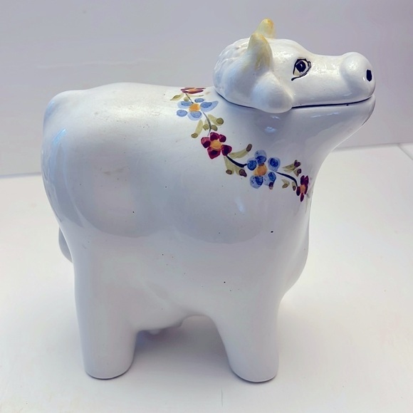 MARTAN Portugal Hand Painted Ceramic Cow Creamer - Picture 4 of 10